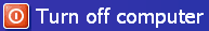 Windows xp shutdown button